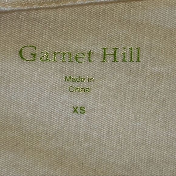 Garnet Hill ~ NEW Elegant Cream Sleeveless Ruffle Front Blouse XS - Picture 5 of 6